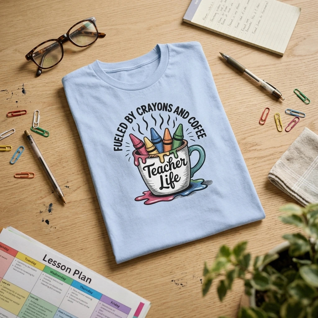 Fueled by Crayons & Coffee T-Shirt