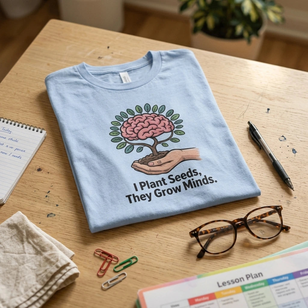 I Plant Seeds, They Grow Minds T-Shirt
